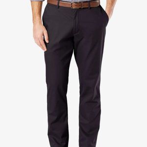 Dockers Signature Lux Cotton Athletic Fit Stretch Khaki Pants - Navy